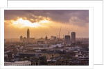 View of the town at the sunset from The Monument by Anonymous