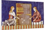 Women playing backgammon, 1283 by Anonymous