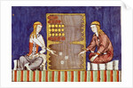 Women playing backgammon, 1283 by Anonymous