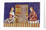 Women playing backgammon, 1283 by Anonymous