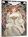 Calendar Illustration by Alphonse Mucha