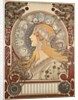 Poster illustration by Alphonse Mucha for La Plume