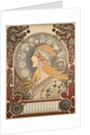 Poster illustration by Alphonse Mucha for La Plume