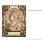 Poster illustration by Alphonse Mucha for La Plume
