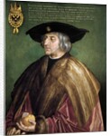 Portrait of Maximilian I of Austria by Albrecht Dürer