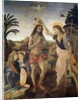 Baptism of Christ by Leonardo da Vinci and Andrea del Verrocchio by Anonymous