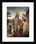 Baptism of Christ by Leonardo da Vinci and Andrea del Verrocchio by Anonymous