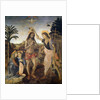 Baptism of Christ by Leonardo da Vinci and Andrea del Verrocchio by Anonymous