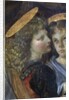 Detail of Baptism of Christ by Leonardo da Vinci and Andrea del Verrocchio by Anonymous