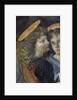 Detail of Baptism of Christ by Leonardo da Vinci and Andrea del Verrocchio by Anonymous