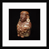 Moche anthropomorphic bottle by Anonymous