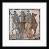 Roman mosaic with charioteer in a quadriga by Anonymous