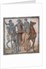 Roman mosaic with charioteer in a quadriga by Anonymous