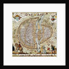 Plan of Paris (France) in 1576 by Anonymous