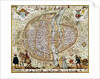 Plan of Paris (France) in 1576 by Anonymous