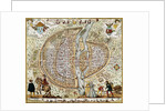 Plan of Paris (France) in 1576 by Anonymous
