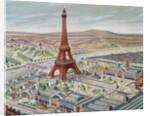 View of the Universal Exhibition with the Eiffel Tower, 1889 by Anonymous