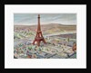 View of the Universal Exhibition with the Eiffel Tower, 1889 by Anonymous