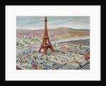 View of the Universal Exhibition with the Eiffel Tower, 1889 by Anonymous