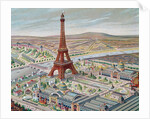 View of the Universal Exhibition with the Eiffel Tower, 1889 by Anonymous