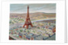 View of the Universal Exhibition with the Eiffel Tower, 1889 by Anonymous