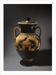 Etruscan vase depicting Achilles and Ajax playing dice by Anonymous