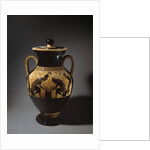 Etruscan vase depicting Achilles and Ajax playing dice by Anonymous