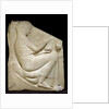 Detail of Ludovisi Throne depicting a woman placing incense in a Thymiaterion by Anonymous