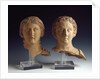 Magna Graecia : Female bust and male bust by Anonymous
