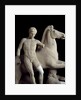 Detail of sculpture group of the Dioscuro by Anonymous
