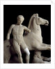 Detail of sculpture group of the Dioscuro by Anonymous