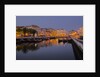 Moliceiro Boats Along the main canal of Averio With Night Lights by Anonymous