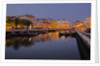Moliceiro Boats Along the main canal of Averio With Night Lights by Anonymous