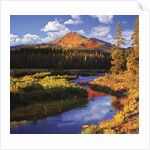 Broken Top Mountain and Fall Creek by Anonymous