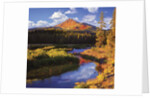 Broken Top Mountain and Fall Creek by Anonymous