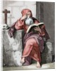 Saint Isaac of Cordoba (d. 851). Engraving. Colored. by Anonymous