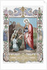 Saint Elizabeth of Hungary (1207-1231). Engraving. Colored. by Anonymous