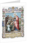 Saint Elizabeth of Hungary (1207-1231). Engraving. Colored. by Anonymous