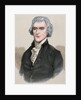 Thomas Jefferson (1743-1826). Engraving. Colored. by Anonymous
