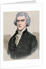 Thomas Jefferson (1743-1826). Engraving. Colored. by Anonymous