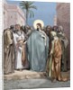 Caesar's Money. Engraving. Colored. by Anonymous