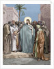 Caesar's Money. Engraving. Colored. by Anonymous