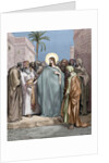 Caesar's Money. Engraving. Colored. by Anonymous