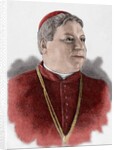 Luigi Jacobini (1832-1887). Engraving. Colored. by Anonymous