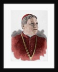 Luigi Jacobini (1832-1887). Engraving. Colored. by Anonymous