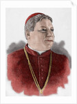 Luigi Jacobini (1832-1887). Engraving. Colored. by Anonymous