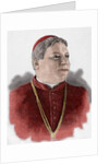 Luigi Jacobini (1832-1887). Engraving. Colored. by Anonymous