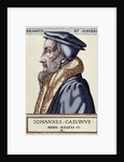 John Calvin (1509-1564). French theologian and pastor during the Protestant Reformation. by Anonymous