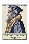 John Calvin (1509-1564). French theologian and pastor during the Protestant Reformation. by Anonymous
