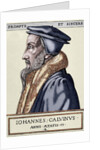 John Calvin (1509-1564). French theologian and pastor during the Protestant Reformation. by Anonymous